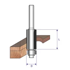 Erbauer 1/4 & 1/2" Shank Kitchen Fitters Router Set -Routing Sales Store 21039 A2