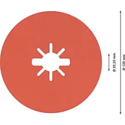 Bosch Expert R782 Prisma X-Lock Fibre Discs 125 x X-Lock 120 Grit 25 Pack 9 Bosch Expert R782 Prisma X-Lock Fibre Discs 125 x X-Lock 120 Grit 25 Pack -Routing Sales Store 386RT A3