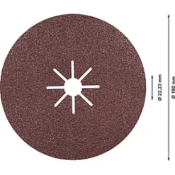 Bosch Expert R781 Prisma Fibre Discs 180 x 22.23mm 60 Grit 25 Pack -Routing Sales Store 390RR A3