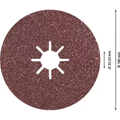 Bosch Expert R781 Prisma Fibre Discs 180 x 22.23mm 36 Grit 25 Pack -Routing Sales Store 407RT A2