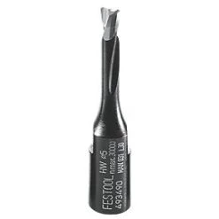 Festool Domino 6mm Shank Double-Flute Straight Router Cutter 5 x 28mm