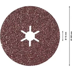 Bosch Expert R781 Prisma Fibre Discs 100 x 22.23mm 36 Grit 25 Pack -Routing Sales Store 414RT A3