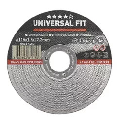 Metal Metal Cutting Disc 4 1/2" (115mm) x 1.6 x 22.2mm