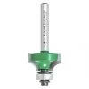 Trend C076X1/4TC 1/4" Shank Double-Flute Rounding-Over Bearing-Guided Router Cutter 25.4 x 12.7mm -Routing Sales Store 514XG P