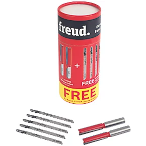 Freud 1/2" Shank Kitchen Fitters Set 7 Pieces 3 Freud 1/2" Shank Kitchen Fitters Set 7 Pieces
