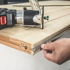 Trend C209X1/4TC 1/4" Shank Double-Flute Straight Bearing-Guided Intumescent Strip Cutter 24 x 10mm -Routing Sales Store 555XG A5