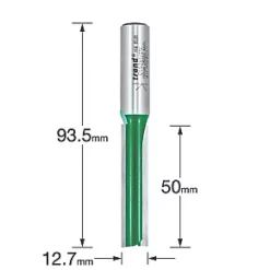 Trend C153X1/2TC 1/2" Shank Double-Flute Straight Kitchen Worktop Cutter 12.7 x 50mm 10 Trend C153X1/2TC 1/2" Shank Double-Flute Straight Kitchen Worktop Cutter 12.7 x 50mm -Routing Sales Store 593XG A2