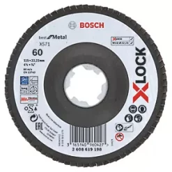 Bosch X-Lock Flap Disc 115mm 60 Grit