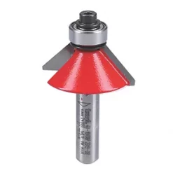 Freud 1/4" Shank Double-Flute 45° Chamfer Router Cutter Bit 41.5 x 15.9mm