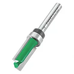 Trend C121X1/4TC 1/4" Shank Double-Flute Straight Bearing-Guided Template Profiler 12.7 x 25.4mm