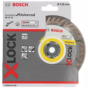 Bosch X-Lock Masonry Diamond Cutting Disc 125mm 4 Bosch X-Lock Masonry Diamond Cutting Disc 125mm - Image 2