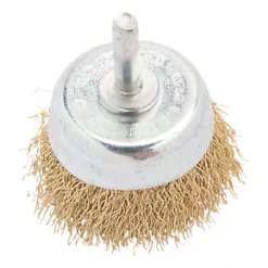 Straight Shank Crimped Wire Cup Brush 50mm