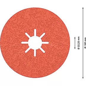 Bosch Expert R782 Prisma Fibre Discs 180 x 22.23mm 36 Grit 25 Pack 5 Bosch Expert R782 Prisma Fibre Discs 180 x 22.23mm 36 Grit 25 Pack - Image 3