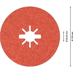 Bosch Expert R782 Prisma X-Lock Fibre Discs 125 x X-Lock 36 Grit 25 Pack -Routing Sales Store 999RR A1